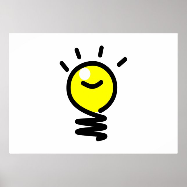 Light Bulb Idea Poster (Framsidan)