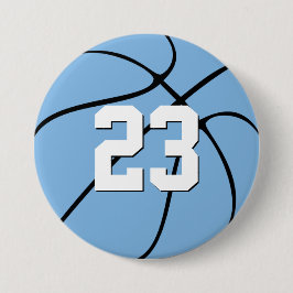 Light Carolina Blue Basketball Player Number Sport Knapp