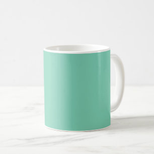 Light Coastal Grönt Solid Färg Kaffemugg