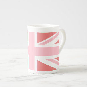 Light Coral and Rosa Union Jack Benporslin Mugg