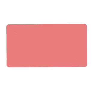 Light Coral Cute Monochromatic Fraktsedel