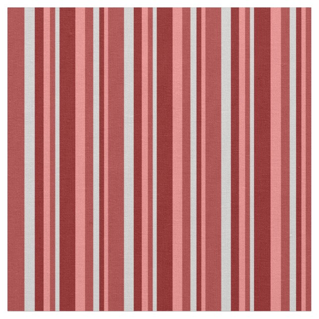 Light Coral, Maroon, Light Grått & Brown Färgad Tyg (Närbild)