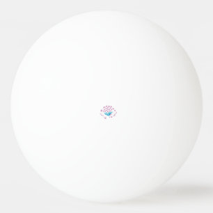 Light CornblommBlue, Himlar Megenta, Girly Pingisboll