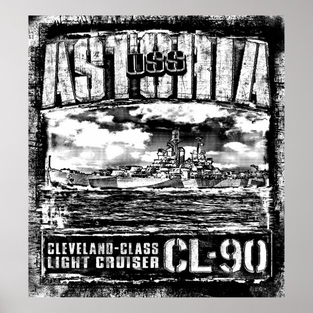 Light Cruiser Astoria Poster (Framsidan)