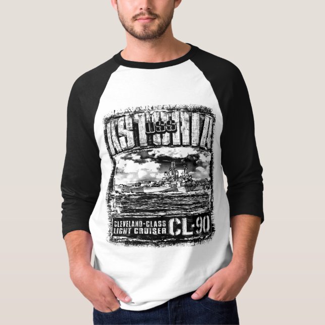 Light Cruiser Astoria T Shirt (Framsida)