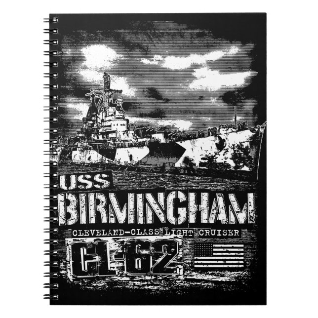Light Cruiser Birmingham Anteckningsbok (Framsidan)