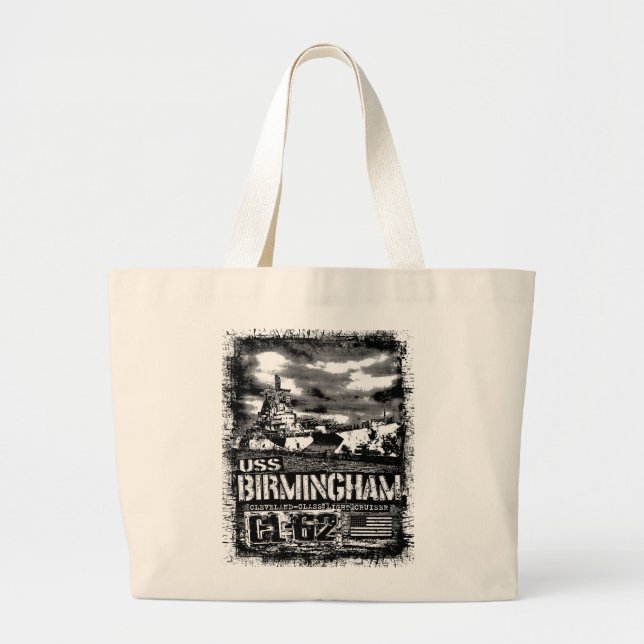 Light Cruiser Birmingham Jumbo Tygkasse (Framsidan)