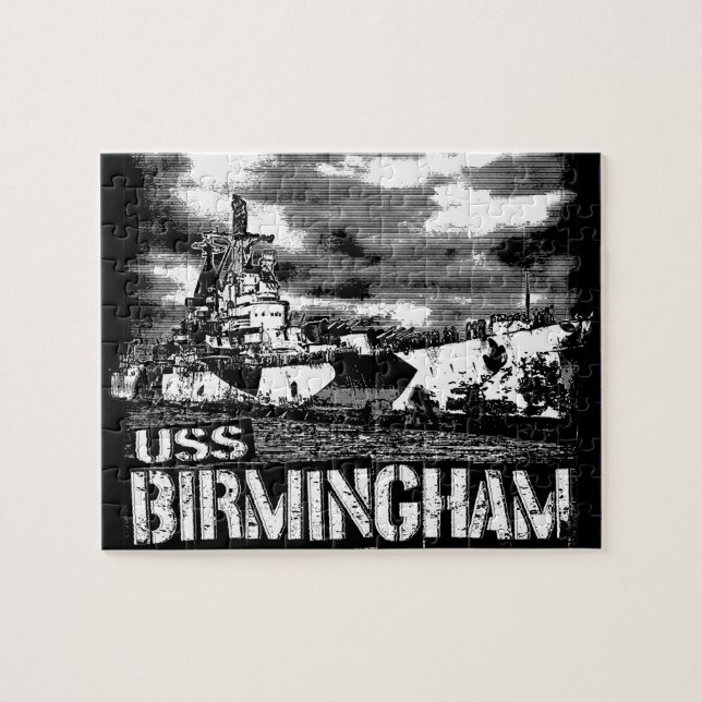 Light Cruiser Birmingham Pussel (Horisontell)