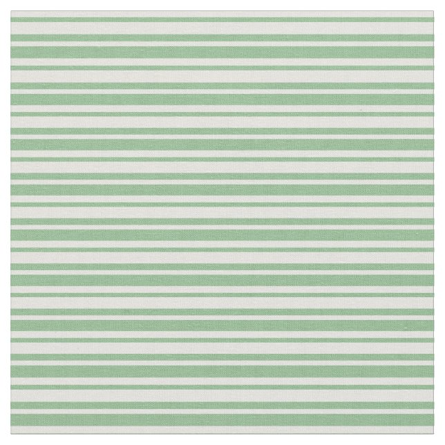 Light Cyan and Mörk Sea Grönt Linjer Mönster Tyg (Närbild)