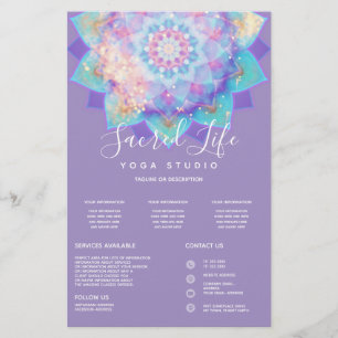 Light Devotion Mandala Lilac Intro Tjänster Flygblad
