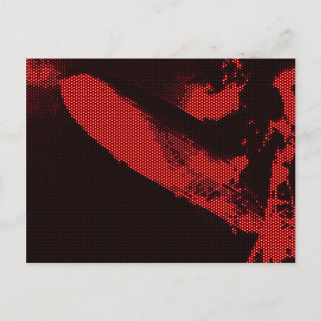 Light Emissions Diode Zeppelin Vykort (Framsida)