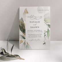 Light Eucalyptus Glow Guld Bröllop