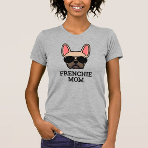 Light Fawn Fransk Bulldog Frenchie Hund Mamma T Shirt