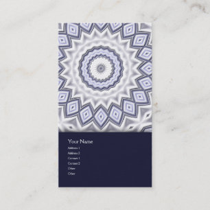 Light Flake Mandala, Affärskort Visitkort