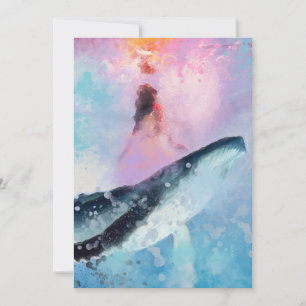 Light for Whales: Notecard Tack Kort