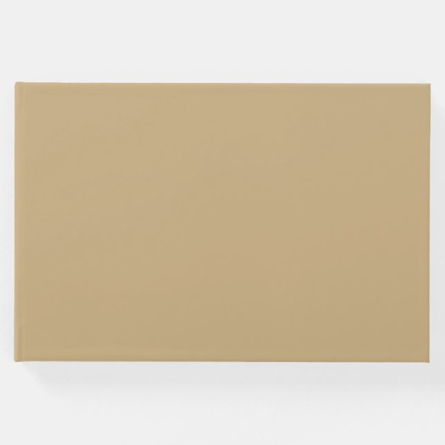 Light Fransk Beige Solid Färg Gästböcker (Framsida)