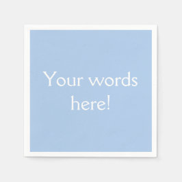 Light Fransk Blue Personlig Pappersservett