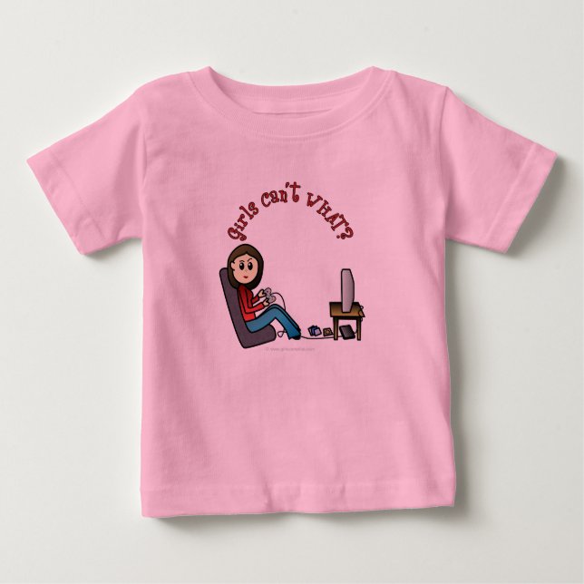 Light Gamer Girl T-shirt (Framsida)