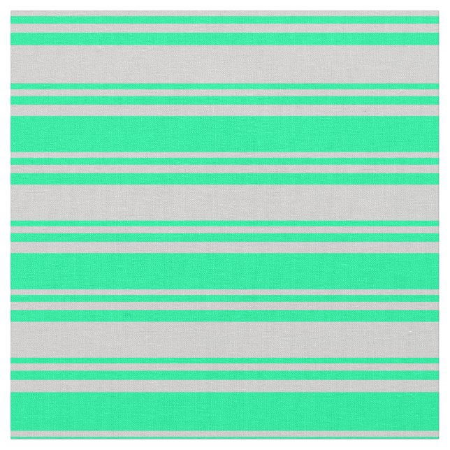 Light Grått and Grönt Färgad Linjer Mönster Tyg (Närbild)
