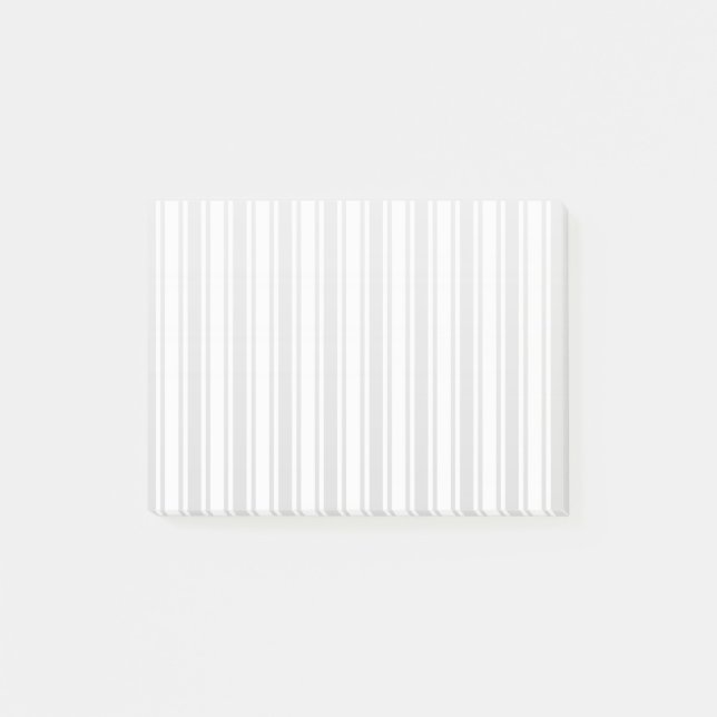 Light grått and white candy rand post-it block (Framsida)
