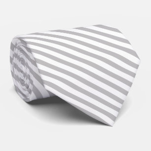 Light Grått and White Diagonal Rand Neck Tie Slips