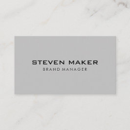 Light Grått Background Visitkort