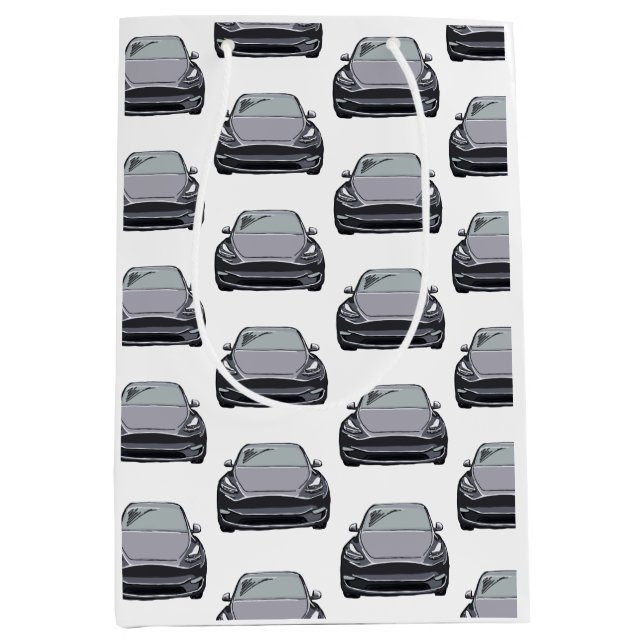 Light Grått Electric Fordon SUV Car (Framsidan)