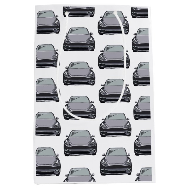 Light Grått Electric Fordon SUV Car (Framsidan)