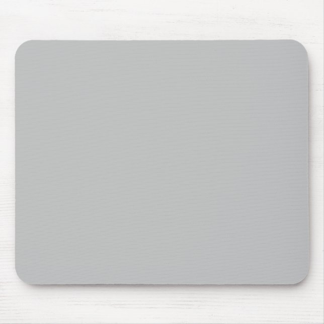 Light Grått, Grått Nickel Mousepad Musmatta (Framsidan)