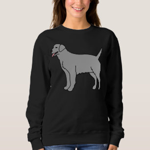 Light Grått Labrador Hund T Shirt
