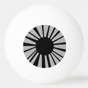 Light Grått Öga & Black Pupil on White Eyeball Pingisboll