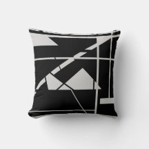 Light Grått Origami on Black Geometric Abstrakt