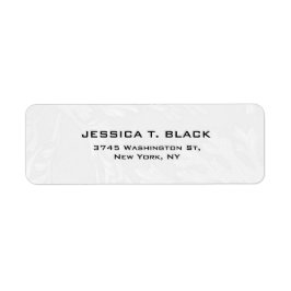 Light Grått Plain Elegant Modern Trendig Returadress Etikett