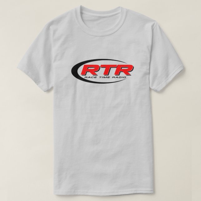 Light Grått RTR T-Shirt (Design framsida)