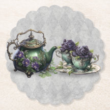 Light Grått Witches Tea Enchanting Brew Underlägg