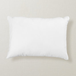 Light Gray Geometric Floral Pattern Prydnadskudde