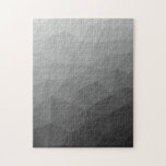 Light gray gradient geometric mesh pattern pussel<br><div class="desc">Light gray gradient geometric mesh pattern Triangle Jigsaw Puzzle. 
Triangle geometric mesh with light dark modern ombre gradient.</div>