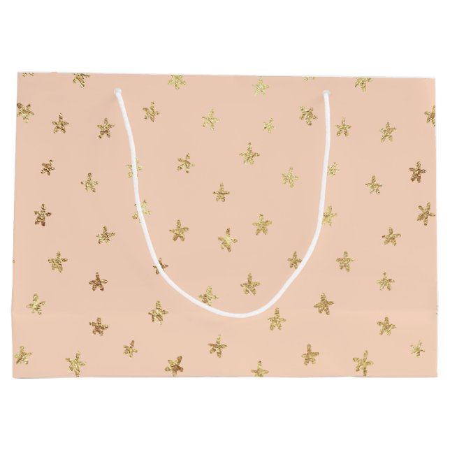 Light  Guld Star Mönster FEDBC4 (Baksidan)