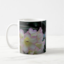 Light Gult & Rosa Rhododendron Flower Mugg