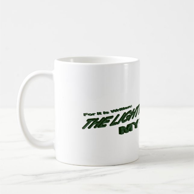 Light Hath blir min sajt - Grönt Kaffemugg (Vänster)