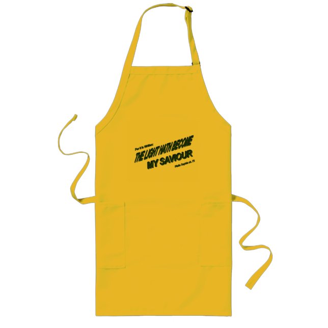 Light Hath blir min sajt - Grönt Långt Förkläde (Framsidan)