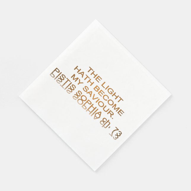 Light Hath blir min sajt Pappersservett (Hörn)