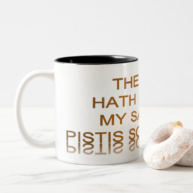 Light Hath blir min sajt Två-Tonad Mugg (Med munk)