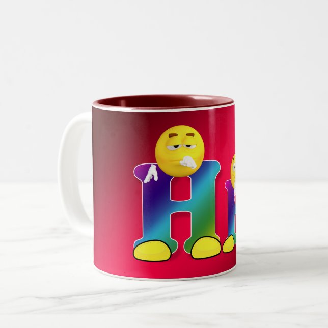 Light Heart Two-Tone Coffee Mugg (Framsida vänster)