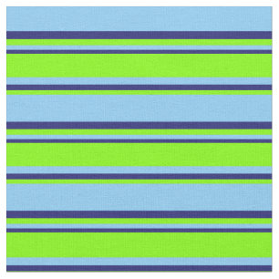 Light Himlar Blue, Chartreuse och Midnight Blue Li Tyg