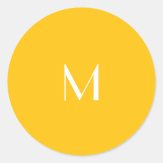 light honey amber - add monogram  runt klistermärke