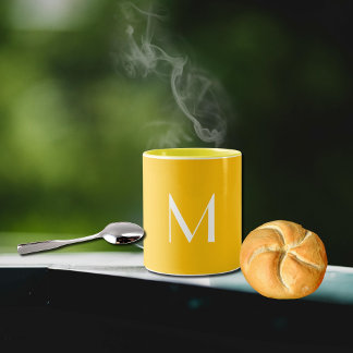  Light honey  Amber  - add monogram   Två-Tonad Mugg