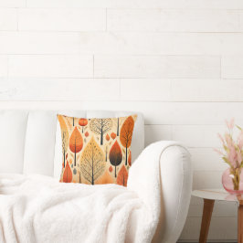 Light Höst löv Kudde