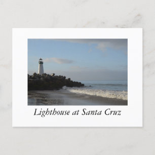 Light House i Santa Cruz California Vykort