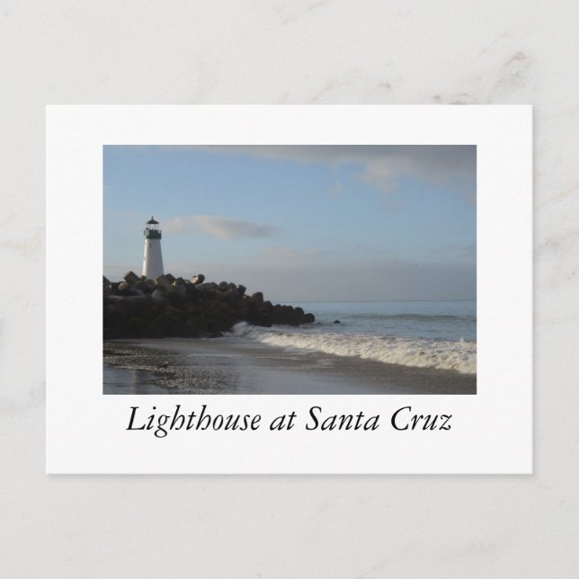 Light House i Santa Cruz California Vykort (Framsida)